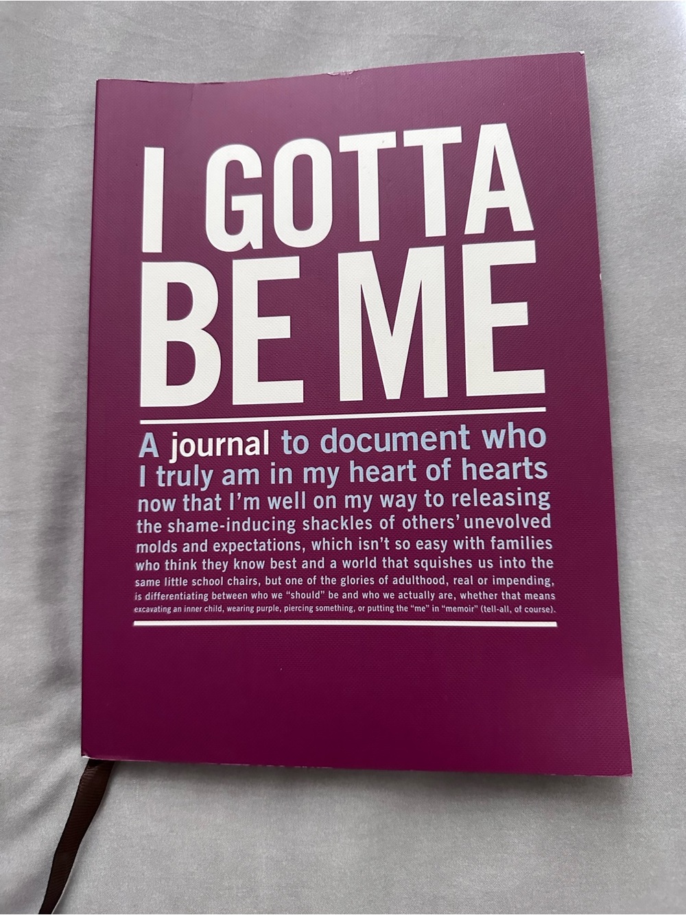 Knock Knock Plum Journal with White Label